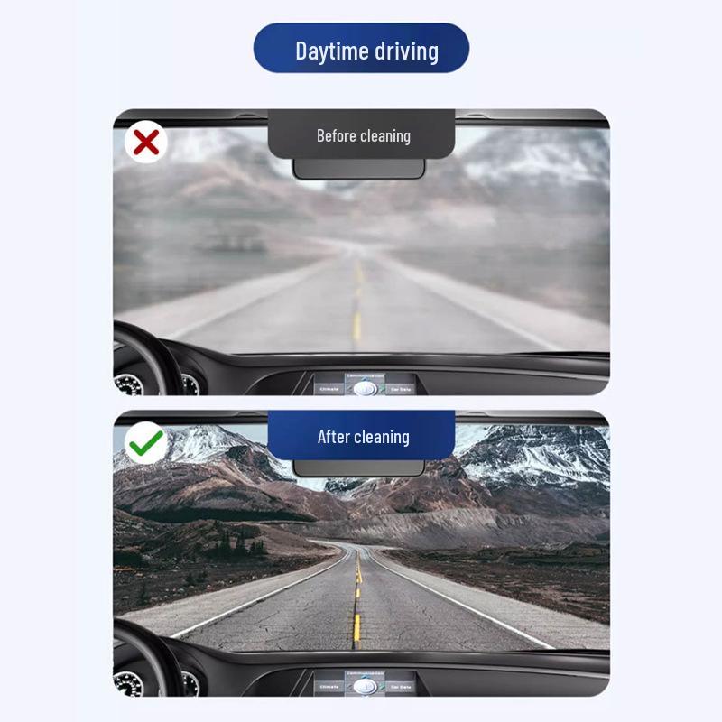 Upgraded Car Windshield Oil Film Remover - Powerful, Large-Capacity Decontaminant