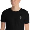 ETH Embroidery T- Shirt Crypto Trader Gift Investor Tee