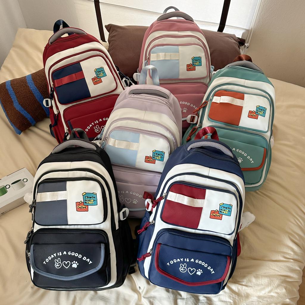 Schoolbag schoolbag for girls, elementary school students, junior high school students, large capacity, girls in grades three or four to five