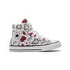Converse Кеды детские парусиновые высокие All Star 1V с фруктовым принтом Детские кроссовки Белые Красные Зеленые A02604C