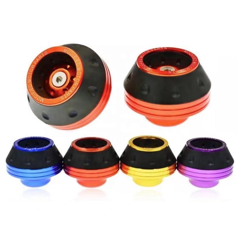 4 шт. Универсальная защита колес мотоцикла, крашпад, защита от падений мотоцикла, сплав, мотокросс, защита от падений, чашки-слайдеры передней вилки