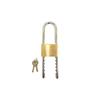 Padlocks Brass Adjustable Arch 50mm Opening 50-135mm Blister Edm