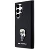 Karl Lagerfeld Силиконовый чехол Ikonik Metal Pin для Samsung Galaxy S24 Ultra - черный