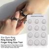 Ring Sizing Kit Set of 4 Ring Caliper for Sizing Suitable Ring Sizing Tool Finger Measurement Tool for Marriage Proposal Daily Wear