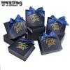 WTEMPO 10PCS 4.5*10*11.5CM Solid Color Hot Stamping Creative Wedding Candy Boxes Chocolate Cookie Small Present Storage Bags Festival Party Gift Boxes