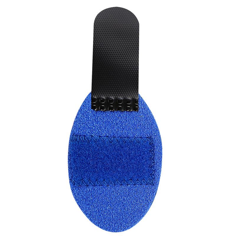 Регулируемая шина для пальца с застежкой на липучке, алюминиевой поддержкой и съемным протектором