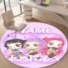 Personalized K-KPop Demon Hunters Round Chair Office Rug - Perfect for Mat, Office Chair & More - Ideal Gift for Birthdays and Holidays