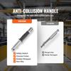 Magnetic Lifter, 220 lbs/100 kg Pulling Capacity, 2.5 Safety Factor, Neodymium & Steel, Lifting Magnet with Release, Permanent Lift Magnets, Heavy