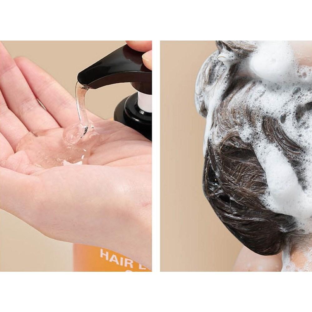 Шампунь от выпадения волос Kundal Brewer's Yeast с травами и мятным вкусом, 500 мл, 2 шт.