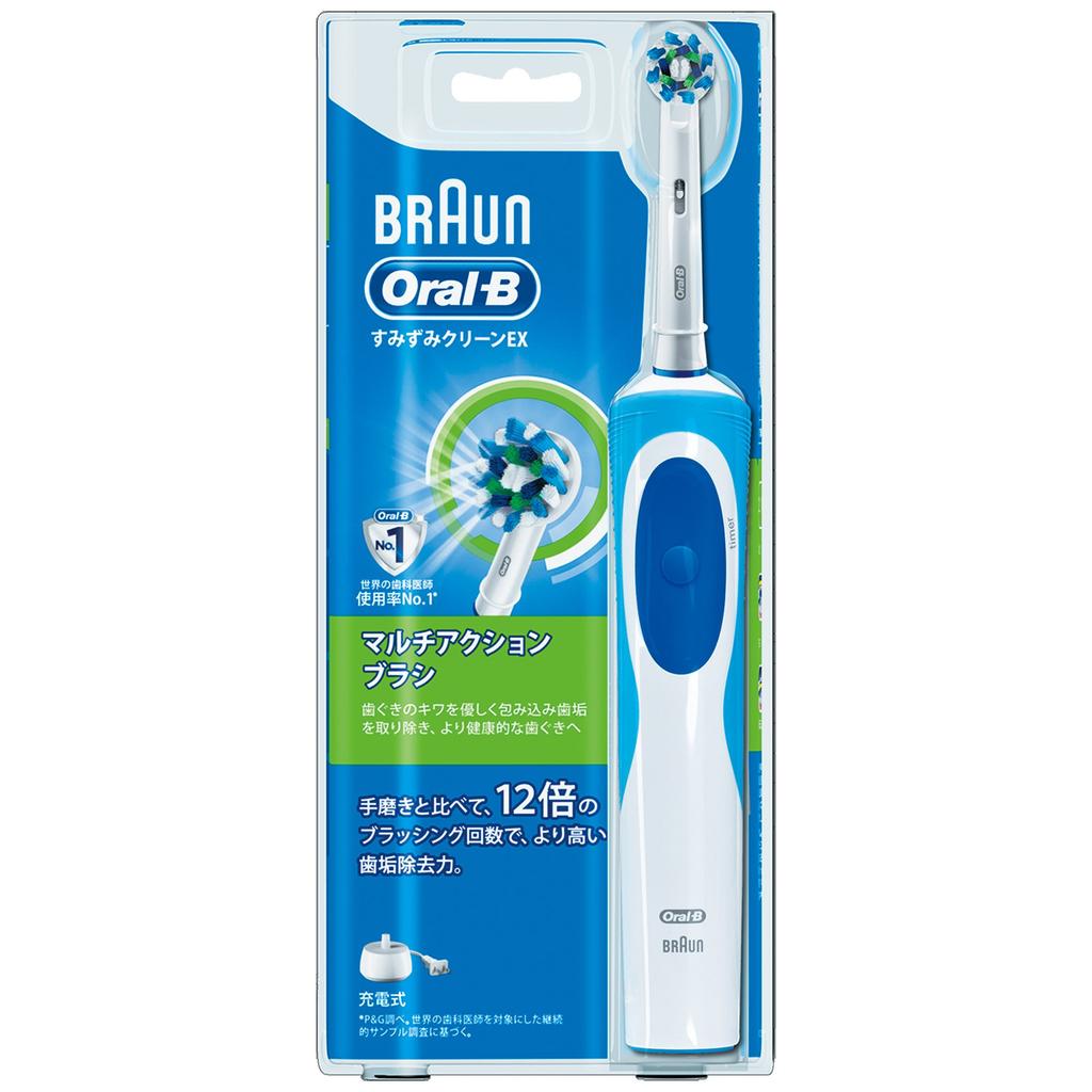 Braun Oral B Electric Toothbrush Sumizumi Clean EX 1 Piece (D12013A) (x 1)