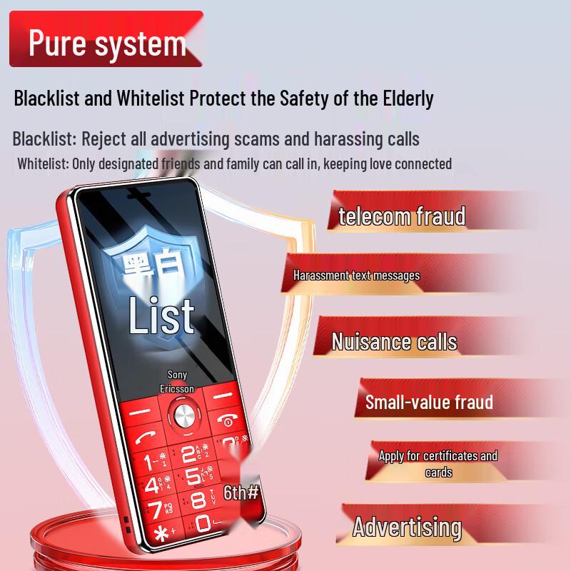Soaiy T6 4G Senior Mobile Phone (CN version)