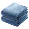 Air Kaoru Bath Towel Daddy Boy Set of 2 Mountain Blue Fluffy Made In Japan Imabari Towel Quick Drying Cotton 60x120cm Asano Twisted Yarn Absorbent,