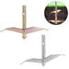 Double-layer Ground Anchor Sturdy Hook Gardening Greenhouse Fixers  Orchard Tree Wire Rope Fixator