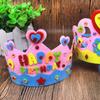 Cute Party Decorations Children's Party Hats DIY Crafts Non-woven Crown Hat Handmade Gifts Princess Headwear Toy