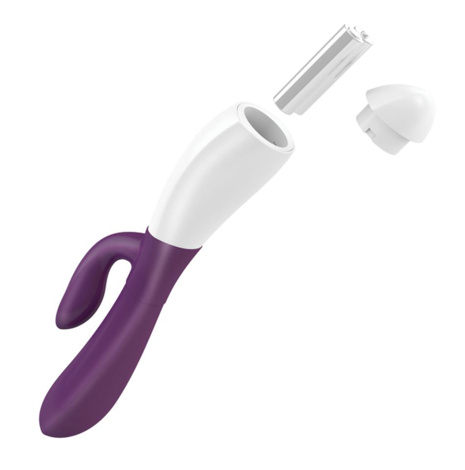 Ovo K2 Rabbit Blackberry White Clitoral Stimulator Vibrator