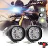 Motorcycle Headlight 6 LED White SpotLights Electric Vehicle Scooters Auxiliary Bulbs