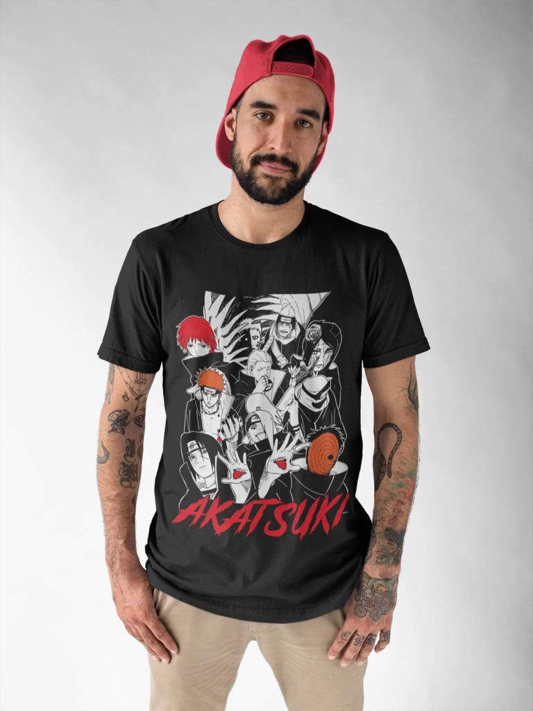 Футболка Naruto Shikari Uchiba Мужская футболка 2025 Лето Новая Винтажная Мода Мужская и Женская Уличная Одежда