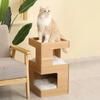 Small Cat Tree for Indoor Cat Tower 3 Levels Spacious Top Scratching Pad Furniture Stand House Cat Scratching Post Pet Toys