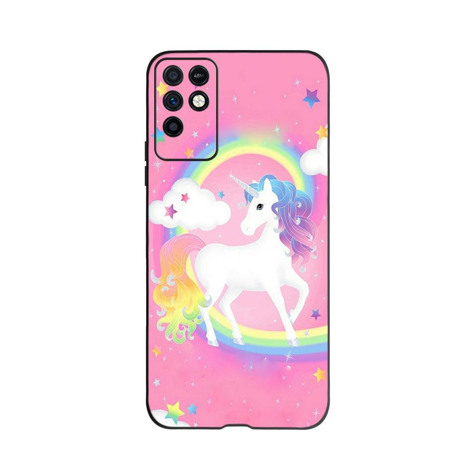 Phone Case For Infinix Note 10 Case 6.95" Soft Silicone TPU Back Cover For Infinix Note10 X693 Coque Cute Animal Fundas Bumper