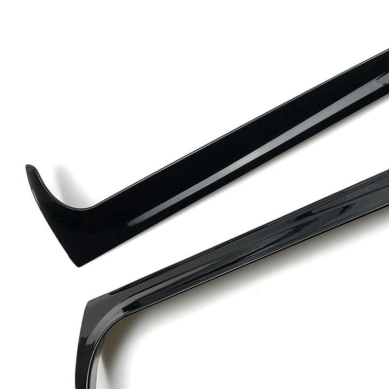 2 шт. спойлер на заднее окно и крылья для VW Polo MK6 2018 ABS глянцевый черный боковой автомобиль декоративный экстерьер