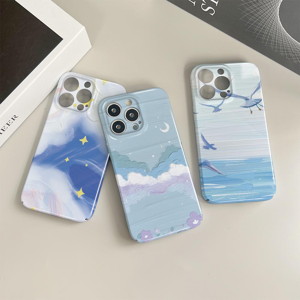 For iPhone 16 15 14 Samsung S23 A52 A33 A73 A53 Huawei Xiaomi Redmi OPPO Vivo Beauty Scenery Design Full Camera Protect Hard Shockproof Phone Case