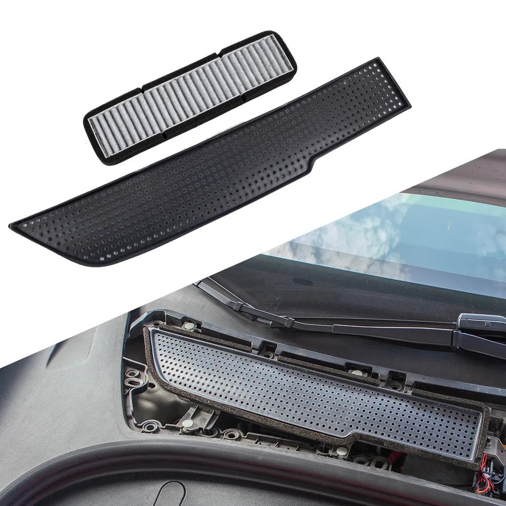 Автомобильный воздушный поток вентиляционная крышка отделка авто для Tesla Model 3 аксессуары антиблокировочная модель 3 защита воздухозаборника модель три фильтра