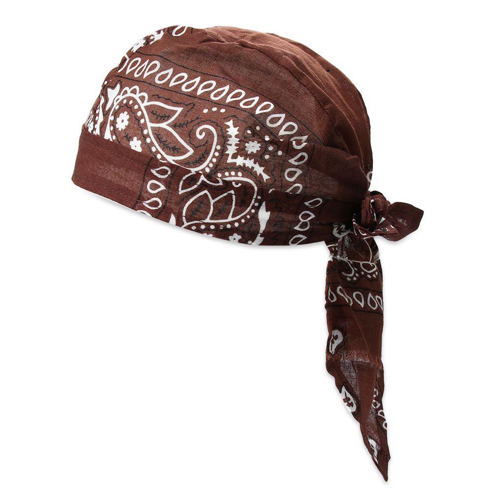 Adjustable Elastic Cotton Cancer Chemo Hat Pirate Hat Hair Loss Cap MuslimTurban Headscarf Bandana