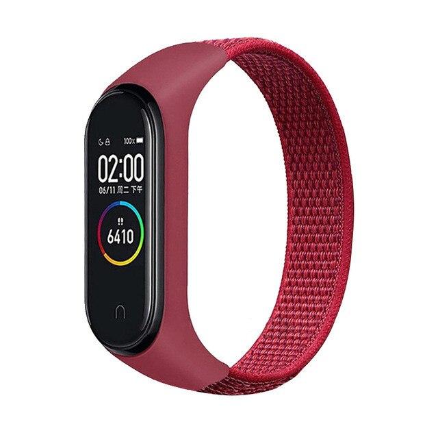 Сменный браслет для Xiaomi Mi Band 5 4 3 нейлоновый ремешок на запястье спортивный браслет для Mi Band 4 5 Miband 4 3 5 Band4 ремешок для умных часов