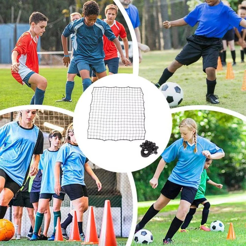 Target Goal Football Practice Net 100x100CM Football Rebound Net Baseball/Hockey