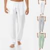 Men's Summer New Style Simple Fashionable Pure Cotton And Linen Trousers