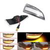 2x Dynamic Blinker Indicator Mirror Turn Light Signal For Renault Megane Laguna