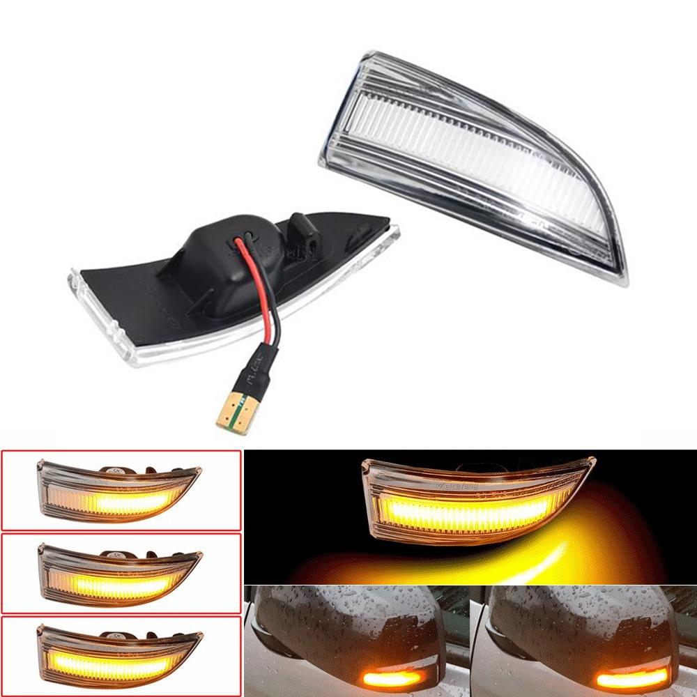 2x Dynamic Blinker Indicator Mirror Turn Light Signal For Renault Megane Laguna