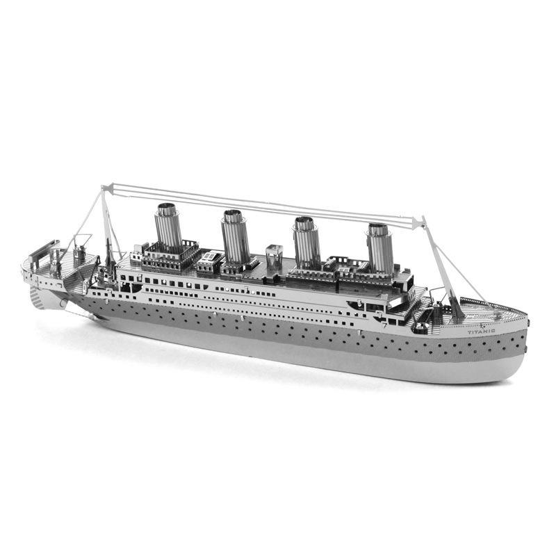 Металлический 3D-пазл Титаник своими руками средней сложности, подарки