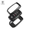 Чехол для ключа автомобиля из углеродного волокна T-Carbon для Toyota Camry Hybrid Land Cruiser Alphard Hillix Highlander Rav4 Аксессуары для брелока