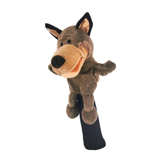 Чехол на голову клюшки для гольфа мягкий чехол для водителя с изображением животного плюшевый лев/тигр/бегемот/обезьяна/овца аксессуар для гольфа