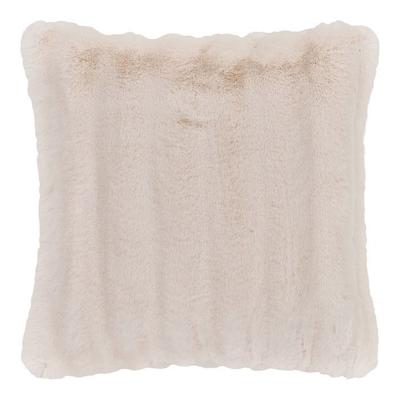 Подушка Galena из искусственного меха, 45x45 см, белая.