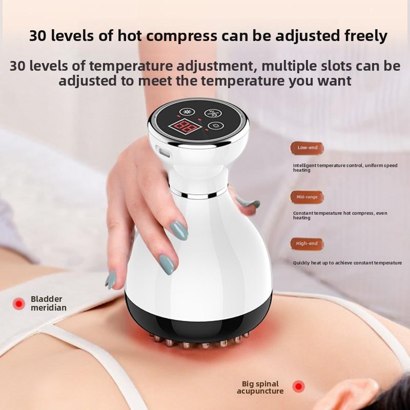 Electric Meridian Brush, Cupping Device, Intelligent Electric Scraping Instrument, Micro-current Meridian Brush, Warm Moxibustion Massager