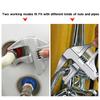 Large Opening Bathroom Pipe Spanner Adjustable Plumbing Wrench Adjustable Wrench  Toilet Sink