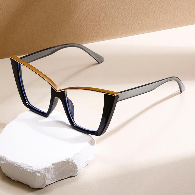 Винтажные оправы «кошачий глаз» женские модные оверсайз оправы конфетных цветов трендовые стильные очки, блокирующие синий свет