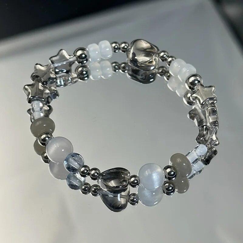 Красочный браслет из бисера, простые эластичные браслеты, летние украшения, штабелируемые браслеты, браслеты дружбы