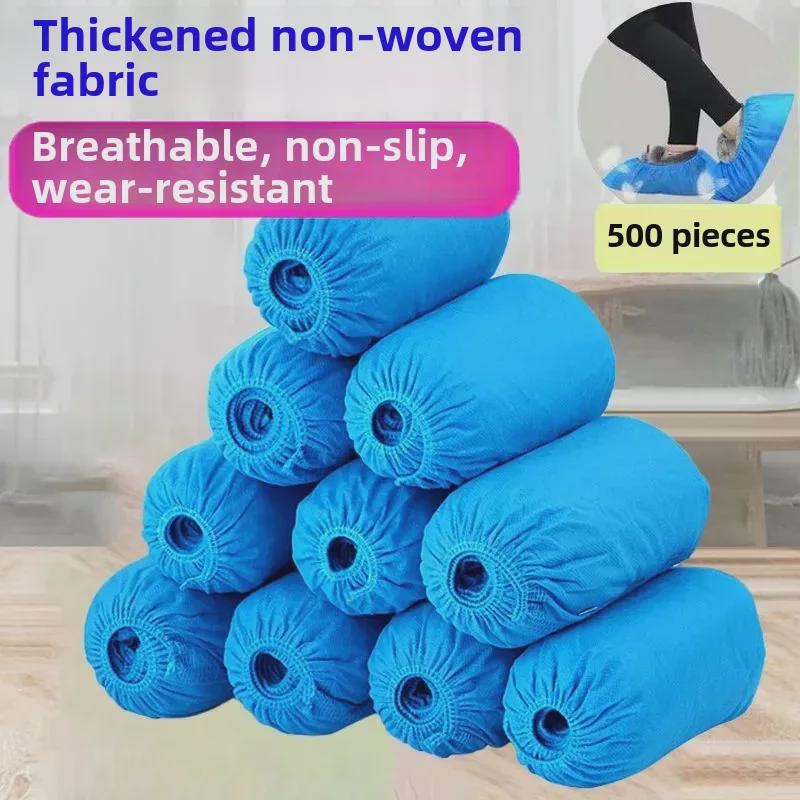 Disposable Non-Slip Thickened Non-Woven Shoe Covers for Indoor Use