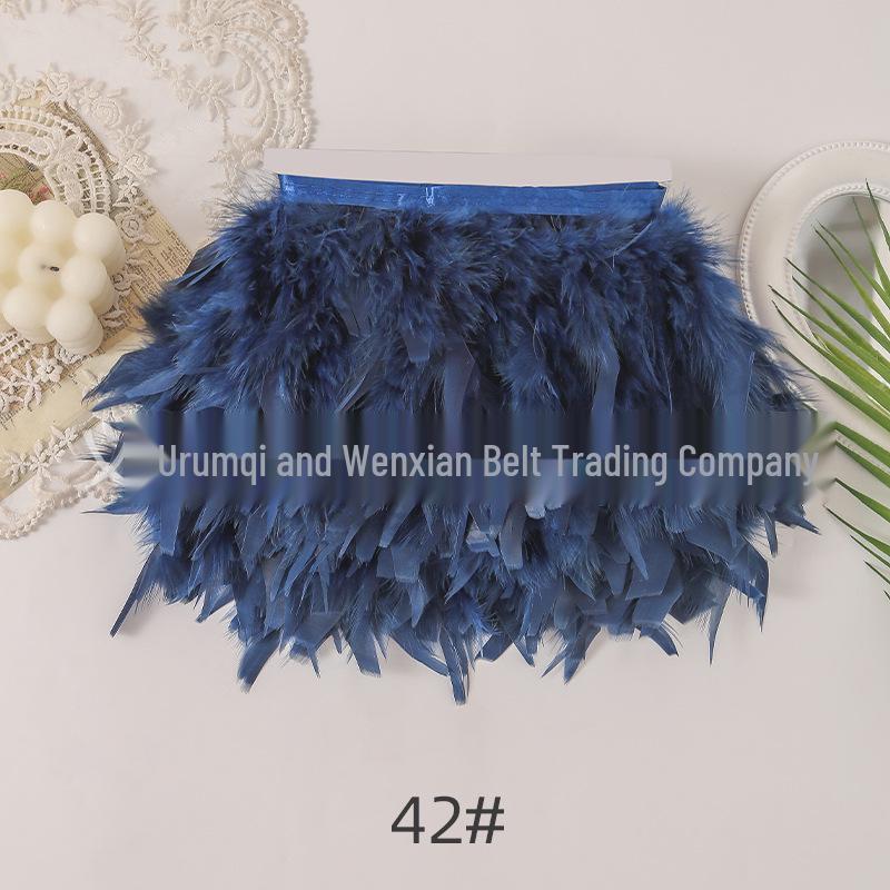 Отделка из перьев индейки 10-15 см для одежды, DIY и украшений