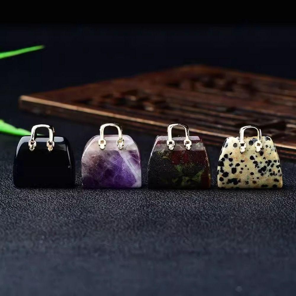 Simple Natural Crystal Stone  Pendant Creative DIY  Necklace Pendant  Street/travel/ Dating