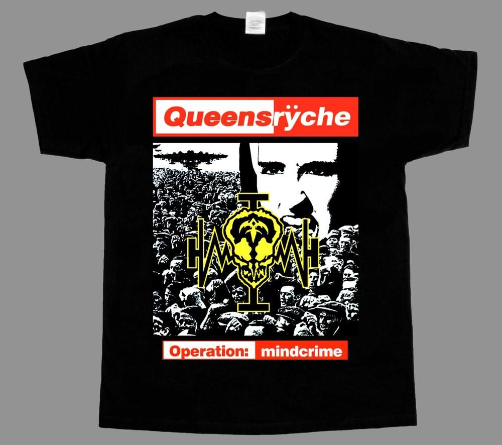 QUEENSRYCHE OPERATION MINDCRIME'88NE<wbr/>W BLACK T-SHIRT S-4XL Unisex T-Shirt