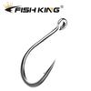 FTK Крючок с колючкой, 100 шт., для рыбалки, Крючок с колючкой, Высокоуглеродистая сталь, изогнутый, острый крючок, используется для ловли карпа,