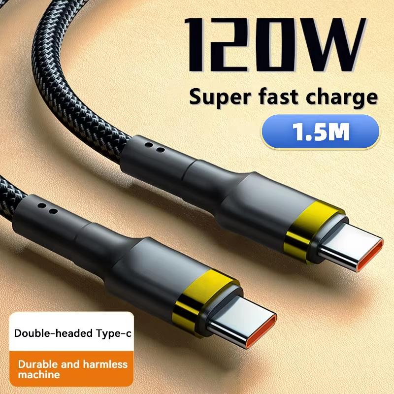 New 5 in 1 GaN Charger For 16 15pro Desktop Laptop Samsung 240W Fast Charging Adapter 120w Type To TypeC Cable Charger