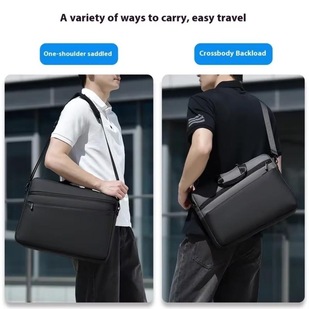 Waterproof Laptop Bag 15.6-17.3 Inch Briefcase Bag Portable Men Briefcase  Shoulder Bag