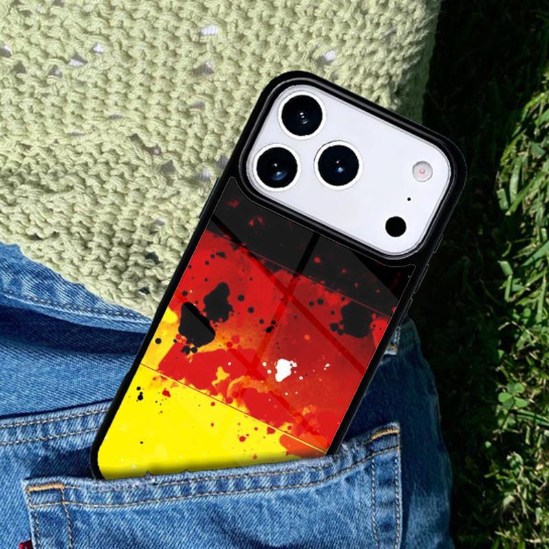 Чехол для телефона с флагом и гербом Германии Совместим с для IPhone 17air 16e 15 14 13 12 11Pro Max 17 Air