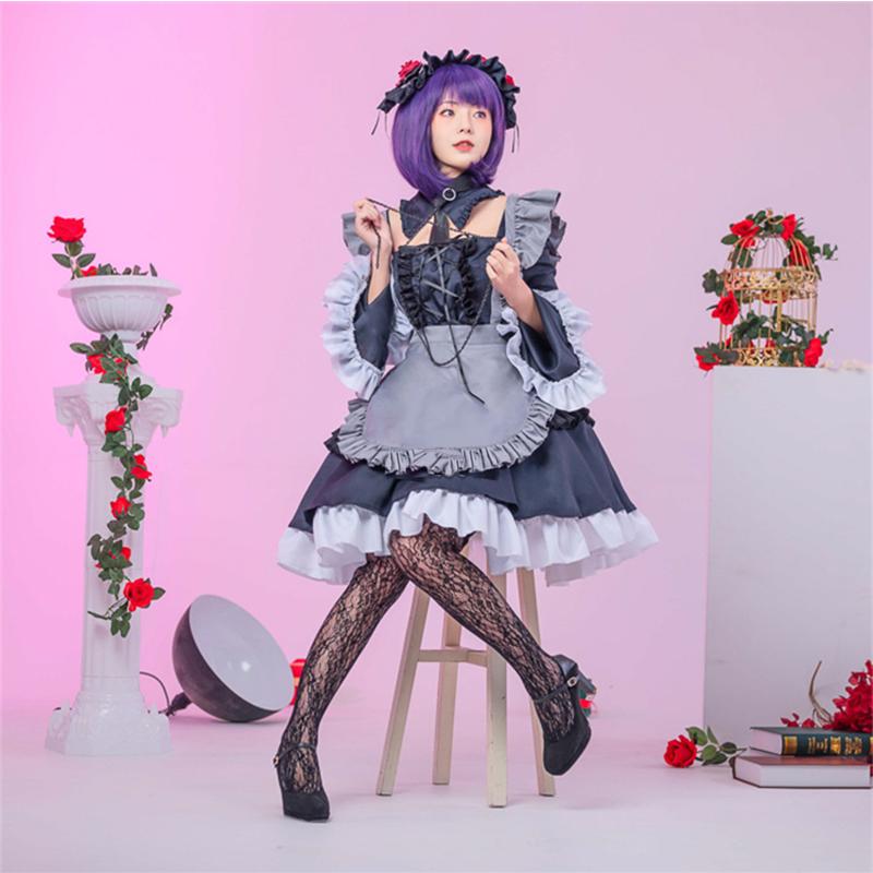 My Dress Up Darling Marin Kitagawa косплей костюм для женщин костюм горничной на Хэллоуин полный комплект униформы