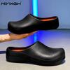 2025 Men Slippers Couples Garden Clogs Women Water Proof Chef Shoes Beach Sandal Slippers For Pet Workers Outdoor Fishing Shoes
